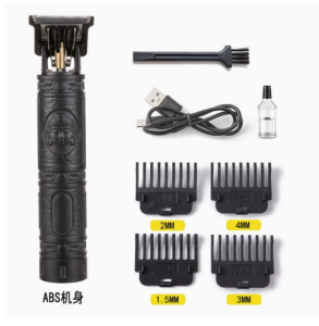 Hair Clipper Razor for Haircut On Sale USB Rechargeable Electric Clipper Original Razor Hair 0mm Cordless Shaver For Men Adult Children Professional Hair Salon Barbershop Accessories (4 Free Comb)