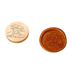 Antique Wax Seal Vintage Metal Sealing Antique Sea Head for Invitations Envelope Scrapbooking Supplies