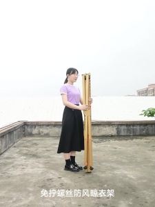 Cloth Drying Stand Laundry Rack Foldable Laundry Drying Rack Balcony Removable Air Quilt Anti-Rust Waterproof 晾衣架 晒衣架