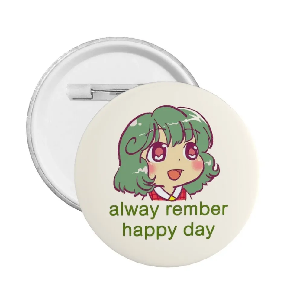 I Draw Pls Rember Happy Day Yuuka Kazami Touhou Meme Pin Badge Anime Cute  Customizable Pins Brooch Friends Badges Brooches | Lazada PH