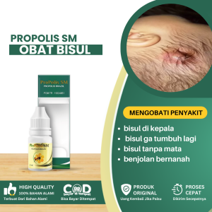 Obat Bisul Obat Bisul Di Kepala Bayi / Anak / Dewasa Obat Bisul Untuk Bayi Obat Bisul Gak Tumbuh Lagi Benjolan Bernanah Obat Bisul Tanpa Mata Bisul Di Ketiak Bisul Di Pantat Benjolan Sakit - Propolis SM