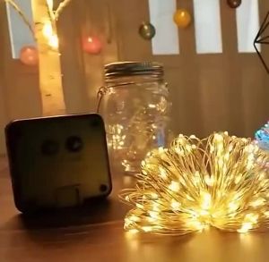 【Ready Stock】Lampu Raya 22M200LED Solar 8 Light Modes Lampu Raya Solar LED String Lights Waterproof Diwali Decoration