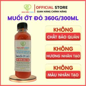 [Freeshipping - Khuyến Mãi Sốc 370g] Muối ớt đỏ chấm hải sản giá sỉ cho hàng quán  ( Hàng nhà làm đảm bảo sạch sẽ và chất lượng ) NGỌC HIỂN FOODY