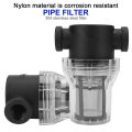 1/2''3/4''1'' Tap Pipeline water filter for Aquaculture Garden Plastic Pipe water filter purifier. 