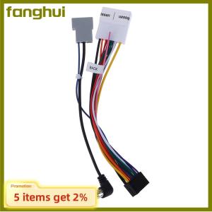 fanghui Universal Female Wiring Harness Car Radio Adaptor Connector Wire Plug For Nissan Qashqai Tiida Tiida Liwei