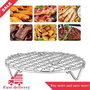 [COD] Vòng Nồi chiên không khí giá với chân Stackable lưới nướng giá thép không gỉ chống ăn mòn cho nhà bếp lò hấp nồi