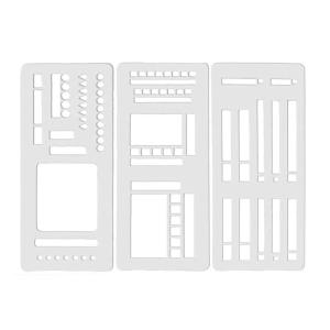 Permanent Plastic Framework Journal Templates With Tickbox Trackers Multiple Size Templates For Creative Note Organization