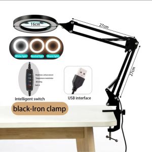 Lamp Magnifying Glass Lamp Elderly Reading Repair Electronic Welding Special Eye Protection Lamp维修台灯