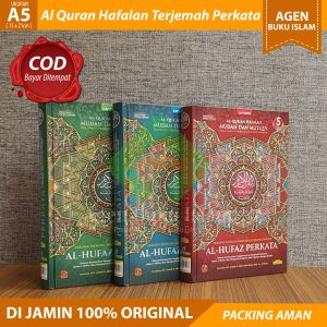 COD Al Quran Al Hufaz Perkata A5 Terjemah Perkata & Tajwid Warna Ukuran Sedang Lengkap 30 Juz