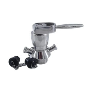 316L sanitary food aseptic quick-fit clamp type sampling valve welding type sampling valve wrench sampling valve TC