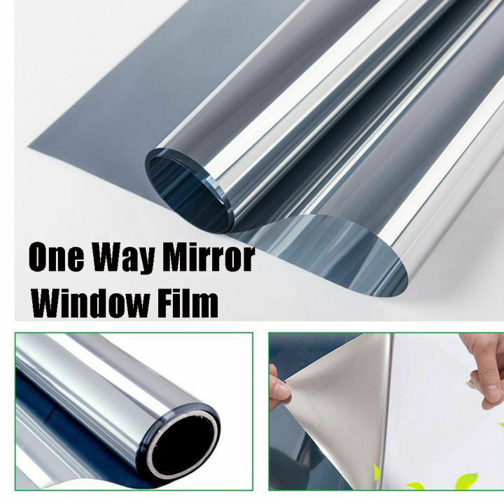 🔥🔥【COD+IN STOCK】Silver Reflective One Way Mirror Window Film Mirrored
