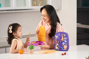 KANO LUNCH BAG SET OF 4 PCS /TAS BEKAL ANAK SIMPLE