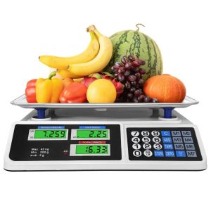CHUANGCHAO 40KG Price Computing Scale LCD Digital Display Commercial Price Scale for Grocery or Market use