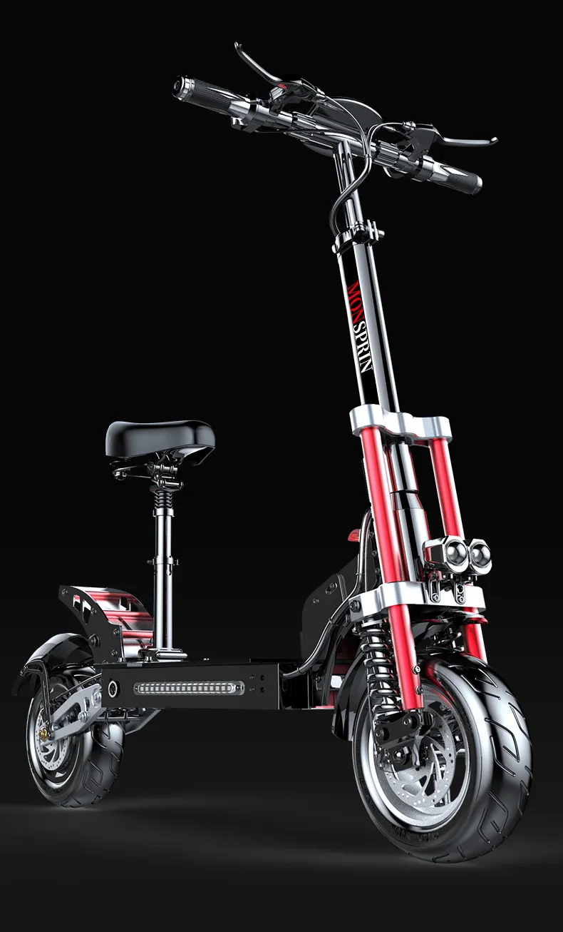MONSPRIN Q23 scooter ไฟฟ้า ออฟโรด รับ 200kg ระยะ 40-150 km ความเร็ว 55KM/H สกู็ดเตอร์ Scooter รถยนต์ไฟฟ้า รถไฟฟ้า SEALUP