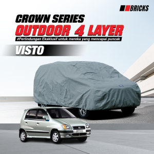4 Layer Cover Kia Visto Sarung Mobil Super Outdoor Anti UV & Waterproof  BRICKS
