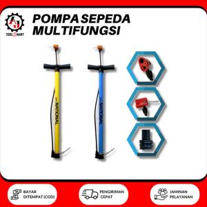 Pompa Sepeda Multi Fungsi CPT National Dual Head Pompa Angin Manual