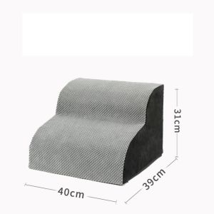 🔥🔥🔥 Dog Stairs Memory Foam Portable Pet 2/3/4 Steps Stairs for Small Dog Ramp Ladder Anti-slip Bed Stairs