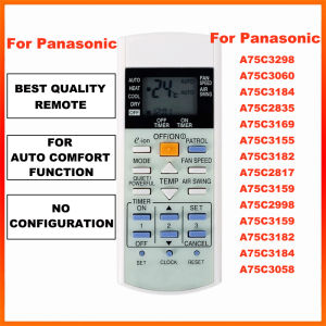 For Panasonic Aircon Remote Control (Patrol Function) Panasonic Remote Control Controller For A75C3298 A75C3060 A75C3182 A75C2817 A75C3182 A75C2913