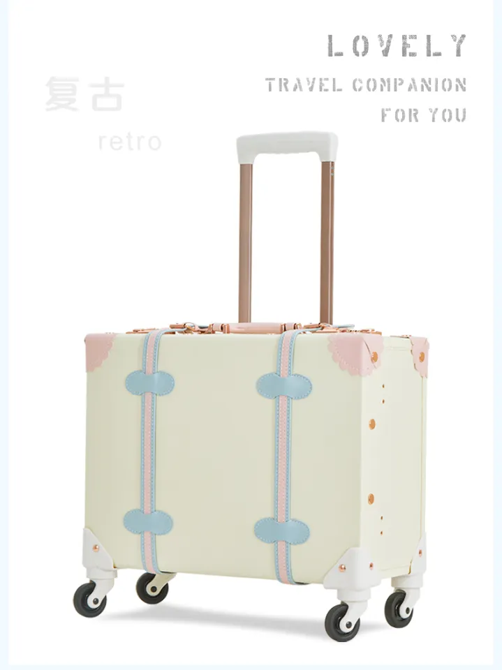 Vintage Trunk Combination Luggage Sets of Piece Hard Shell Retro