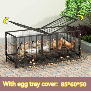 GREENPETS Heavy Duty Chicken Coop Cage Large Space Poultry Run Rustproof Waterproof Sunproof Secure Lock for Chickens & Ducks Kulungan ng Manok