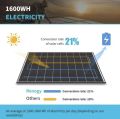 HanTech Solar Panel 60/100/160/210 300 Watts Outdoor Waterproof Sunday Power Monocrystalline Silicon Daily. 