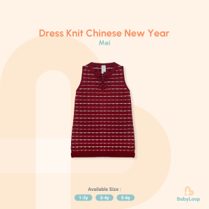 Baju Anak - Dress Knit Chinese New Year Collection - Baby Loop