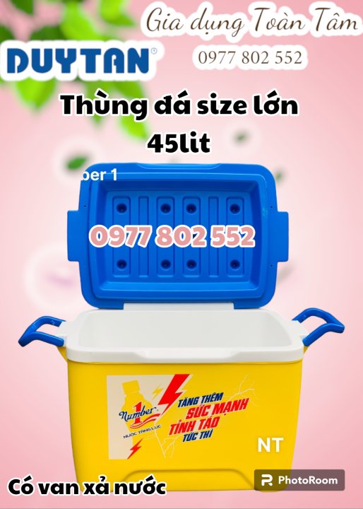 Thùng đá 45L/45 lit/45 lít/45 L - Hàng khuyến mãi các hãng nước ngọt
