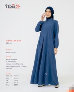 TERMURAH DRESS MUSLIM KEKINIAN LITE 022 COCOK UNTUK OUTFIT LEBARAN KONDANGAN & DAILY TERBARU KEKINIAN