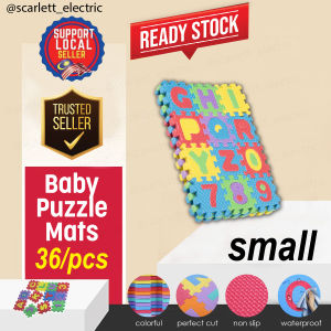 36pcs Styrofoam Numbers & Letters Baby Puzzle Mats Kids Soft EVA Foam Mini Floor Mats / Karpet Lembut Nombor Huruf