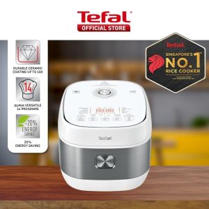 Tefal Rice Master Induction Fuzzy Logic Rice Cooker 1.5L RK8131 – 14 Programs 8 Cups 1.5mm Ceramic Spherical Pot