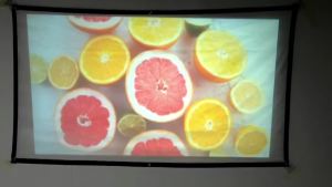 Projector Screen 60/100/120 inch 16:9 HD Foldable Portable Projection Movies Screen for Home #