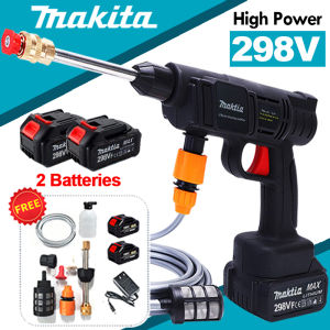 Pressure Washer Heavy Duty Original Cordless Car Washer Machine Portable Charge Electric Car Washer High Pressure Lithium Battery 168v 220v Pressure Washer Spray Gun Made In Japan Makita Rechargable