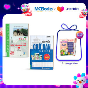 Combo Giáo Trình Hán Ngữ Quyển 1 và Tập Viết Chữ Hán
