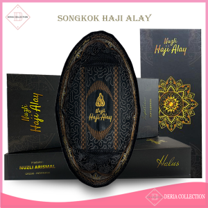 Songkok Peci Hitam HAJI ALAY DELUXE AC Tinggi 7 8 9 10 Kopiyah Solat Bludru Anak Laki Pria Dewasa Songko Santri Kopiah Solat Pendek Beludru Polos Kopyah Shalat Motif Bordir Non Batik NU Jumbo Kopeah Putih Presiden President Nasional Wadimor Atlas Awing