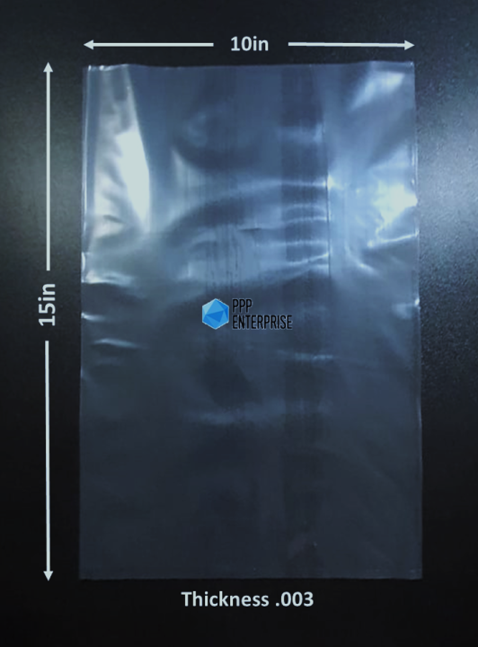 PE Plastic Bags 10x15x003 Ideal for 3 kilo Frozen Plastic Bag 100