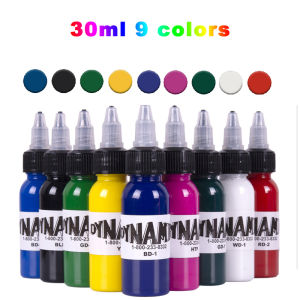 30ml 9 Colors Tattoo Pigment Dynamic Color Tattoo Ink