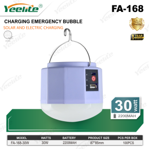 YEELITE Solar Emergency Lamp Outdoor Rechargeable saving power