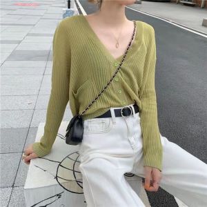 ส่วนตัว เสื้อคลุมแฟชั่นไหมพรม สีพื้น มี 3 สี ใส่สบายมาก เนื้อผ้าเบาพริ้ว 0368 พร้อมส่ง เสื้อ คลุม หญิง คาร์ดิแกน สี ไม่พร้อมส่ง