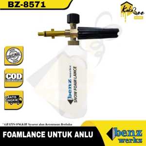 BENZ WERKZ Foam Lance Snow Wash - Tabung Salju Jet Cleaner Untuk Mesin Anlu NLG Morris Wipro Nankai Matrix Maestro - Botol Pembuat Salju Mesin Jet Cleaner - Snow Foamlance BZ-8571