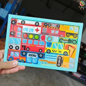 [SG Seller] Wooden 3D Tetris Puzzle Animal Jigsaw Creative Educational Building Blocks Toy For Kids