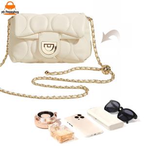 PU Leather Chain Crossbody Bags with Adjustable Strap Small Square Bag for Women