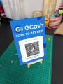 G-Cash QR Code Standee / Personalize QR code Standee/ Wood Stand. 