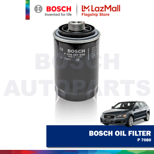 Bosch Oil Filter for Audi A3 Sportback Gas 2008 to 2013