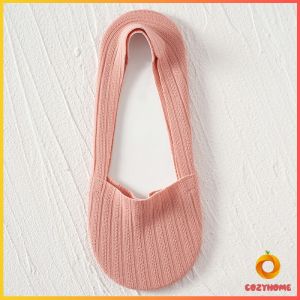 Cozy ถุงเท้าผู้หญิง วัสดุผ้าฝ้ายแท้ ซับเหงื่อดี กระชับแน่นไม่หลุดง่าย สําหรับสุภาพสตรี Boat sock