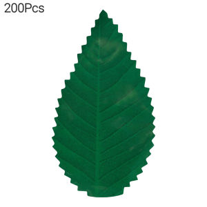 200Pcs Banana Leaves Placemat Green Leaves Decor Artificial Leaves for DIY Restaurant Decor