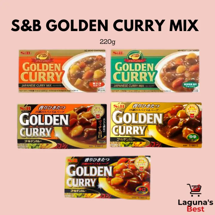 S&B Golden Curry Mix 220g Eng/Jap Version- Level (Mild) Level