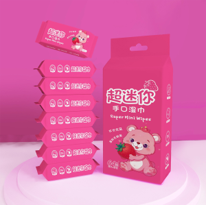 [1 ห่อ มี 8 แพ็ค] ผ้าเช็ดทำความสะอาดเปียก ปลอดภัย ปลอดสารพิษ ไม่ระคายเคือง ปราศจากแอลกอฮอล์ เหมาะสำหรับทารกและเด็กเล็ก