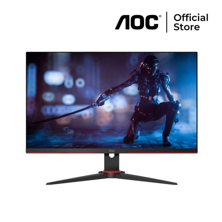 Aoc 24g2spe 23.8นิ้ว Fhd Ips Gaming Monitor 1ms 165hz Wlmnt (vga 