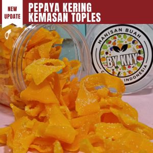 PEPAYA KERING KEMASAN TOPLES 600ML MANISAN BUAH KERING MANISAN BUAH CIANJUR BY KNY