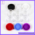 [1 อัน] ตลับครีม 10 ml #204 ตลับพลาสติก กระปุกเปล่า พลาสติกกลมใส + ฝาเกลียว บรรจุภัณฑ์ กระปุกครีม ตลับลิป. 